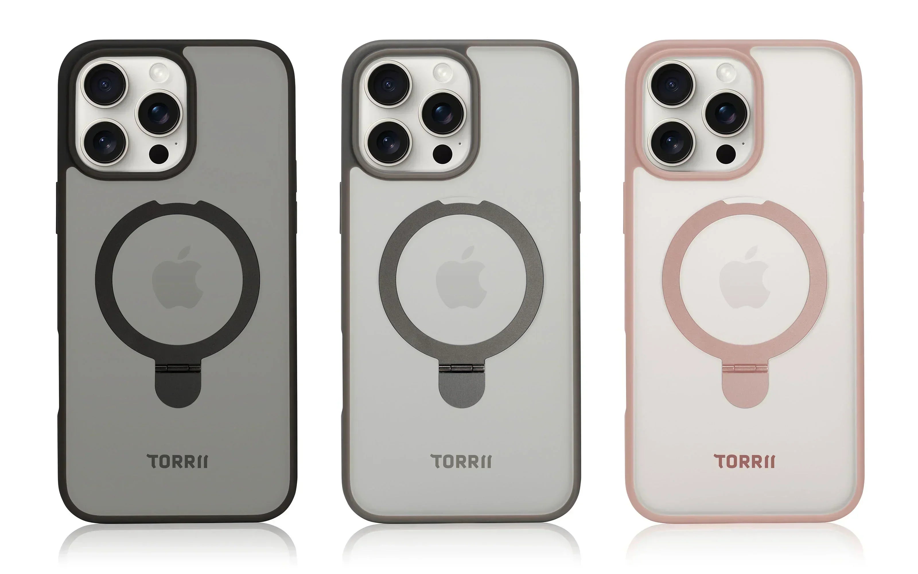 iPhone 16 Pro Max Torrii Torero Stand Magsafe Cover - Pink - Tashqila iPhone 16 Pro Max Torrii Torero Stand Magsafe Cover - Pink - Tashqila